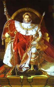 讓 奧古斯特 多米尼尅 安格爾 Napoleon I on His Imperial Throne 讓 奧古斯特 多米尼尅 安格爾 Napoleon I on His Imperial Throne